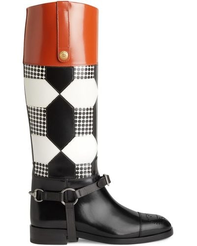Gucci Zelda Horsebit Harness Boot - Black