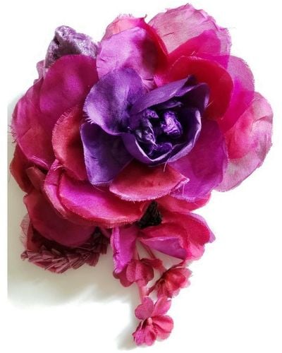 Gucci Silk Flower Brooch - Multicolor