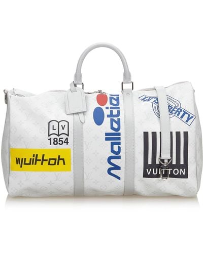 Louis Vuitton Travel Bag Keepall Monogram 55 Mickey Mouse & Pluto