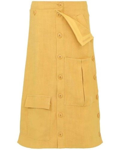 Jacquemus La Jupe Monceau Skirt - Yellow