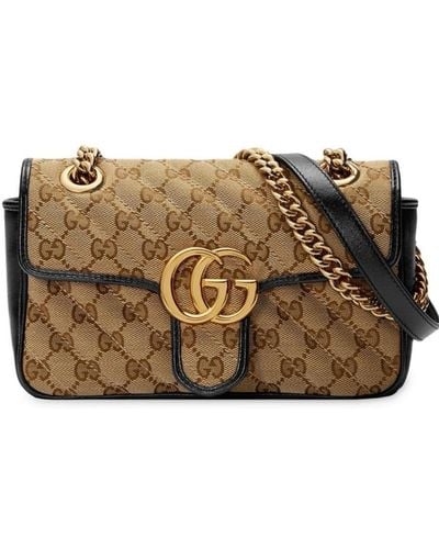 Gucci GG Marmont Matelasse Mini Bag - Brown