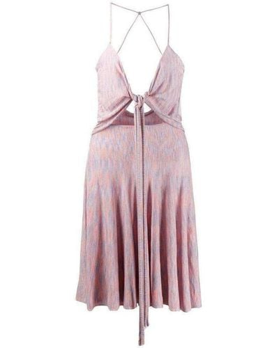Jacquemus Pink Monaco Wrap Dress