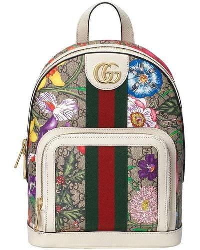 Gucci Small Ophidia Small Backpack - Natural