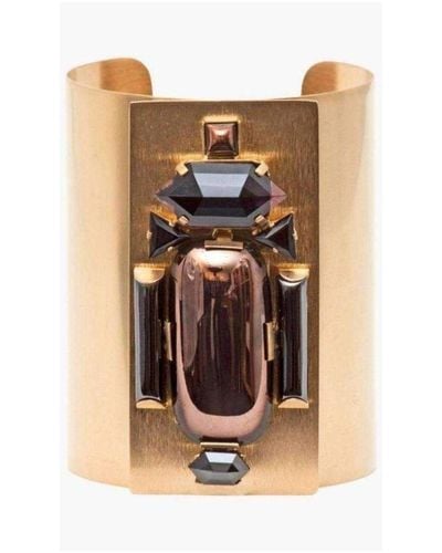 Helene Zubeldia Gold Maxi Beetle Cuff Bracelet - Metallic