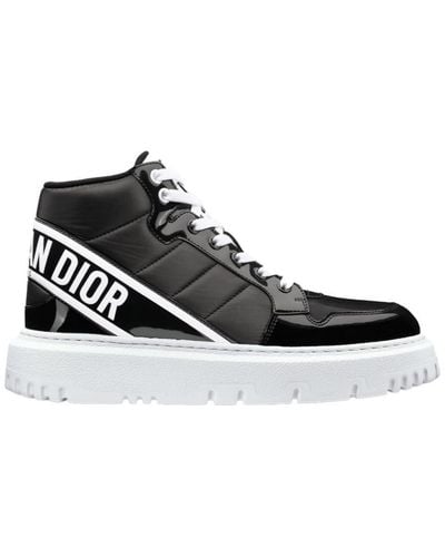 Dior D-player Patent-trim Sneaker - Blue