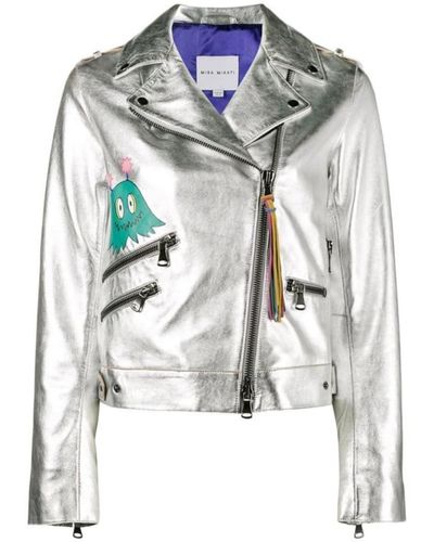 MIRA MIKATI エンブロイダリー ボンバー ジャケット | portopraia.com.br
