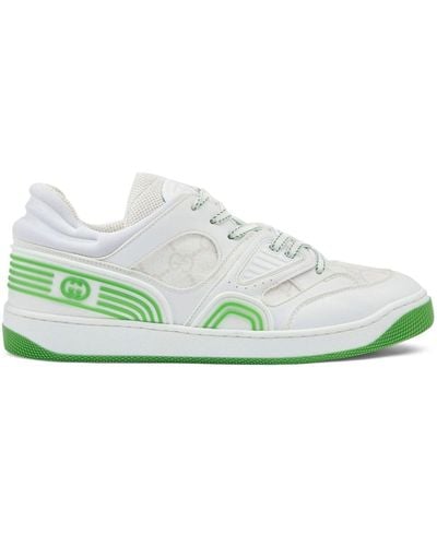 Gucci GG Supreme Basket Sneakers - Green