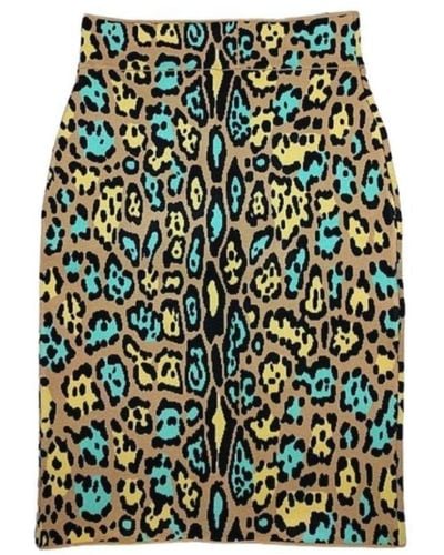 BCBGMAXAZRIA Lucine Leopard Print Pencil Skirt - Multicolor