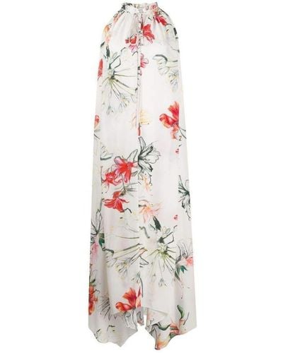 Alexander McQueen Endangered Flower Print Sleeveless Dress - Multicolor