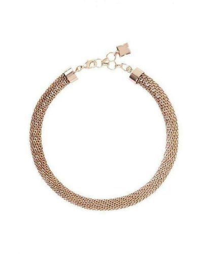 BCBGMAXAZRIA Rose Gold Looped Chain Necklace - Metallic