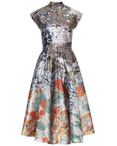 Mary Katrantzou Winding River Drive Dress - Multicolour