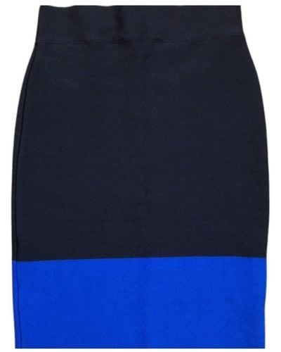 BCBGMAXAZRIA Scarlett Colour Block Pencil Skirt - Black