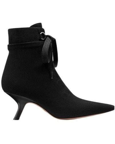 Dior D-hide Stretch Mesh Ankle Boots It 39.5 - Black