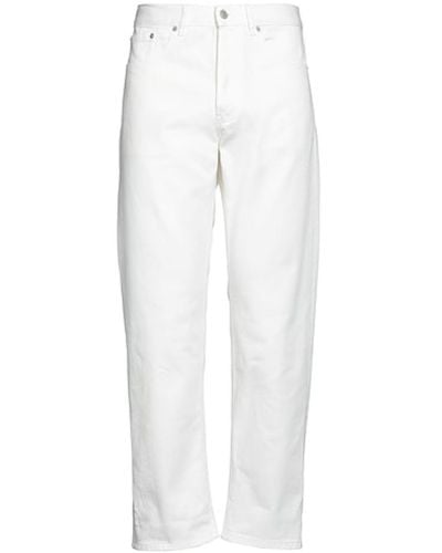 Dries Van Noten White Denim Jeans