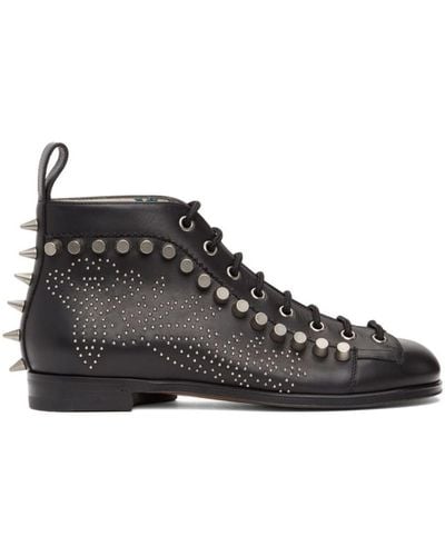 Gucci Brogue Detail Boots - Black