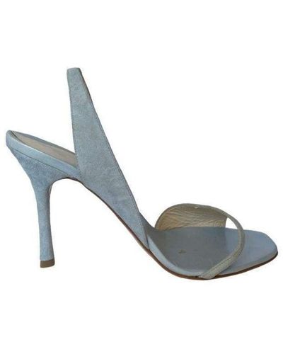 BCBGMAXAZRIA Leather Sandal Shoes - Blue