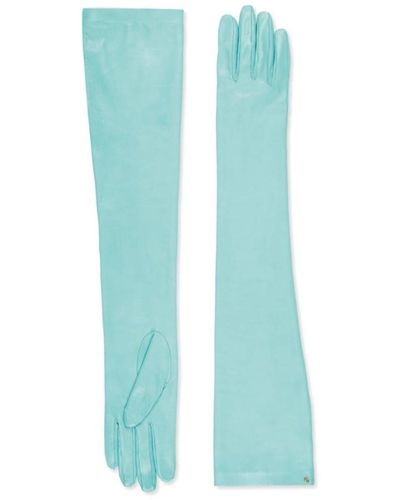 Gucci Opera Blue Leather Gloves
