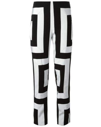 KENZO Geometric Print Pants Pants Fr 40 (us 10) - Black