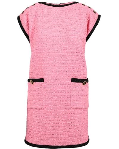 Gucci Wool Blend Shift Dress - Pink