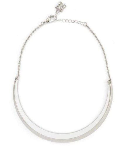 BCBGMAXAZRIA Enamel Collar Necklace - Metallic
