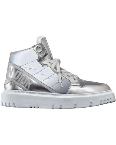 Dior D-player High-top Sneakers - Metallic