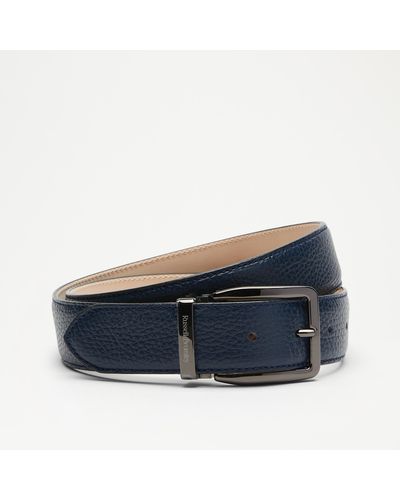 Russell & Bromley Tango Leather Belt - Blue