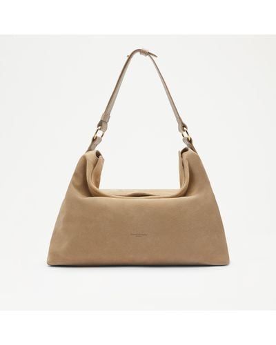 Russell & Bromley Relax Women's Neutral Slouch Shoulder Bag - Natural