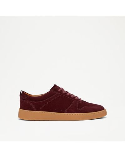 Russell & Bromley Rebound Men's Red Toe Guard Wedge Trainer - Brown
