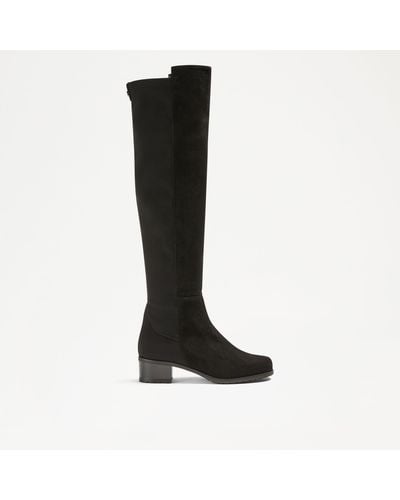 Russell & Bromley Half Full Knee High Boot - Black