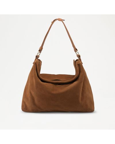 Russell & Bromley Relax Slouch Shoulder Bag - Brown