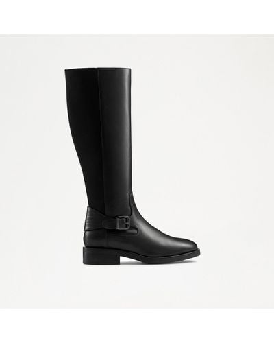 Russell & Bromley Thunder Hi Knee High Riding Boot - Black