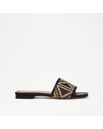 Russell & Bromley Easy Square Toe Slide - Black