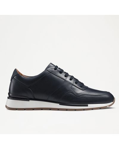 Russell & Bromley Lomond Lace-up Trainer - Blue