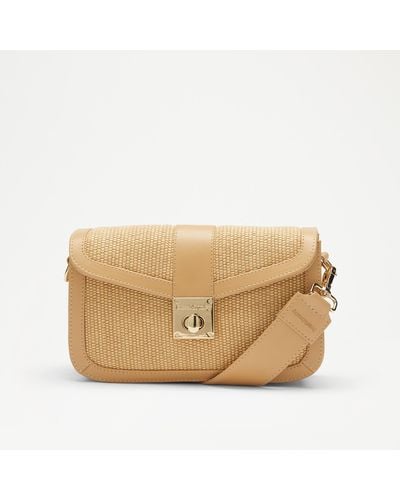 Russell & Bromley Waterloo Women's Neutral Boxy Crossbody Bag - Natural