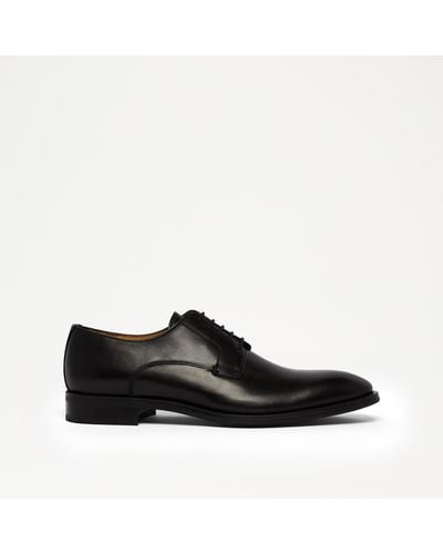 Russell & Bromley Wallbrook Men's Black Leather 5 Eye Derby Lace Up Shoes