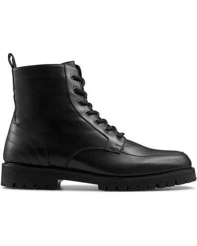 Russell & Bromley Brody Dryleks Lace Up Boot - Black