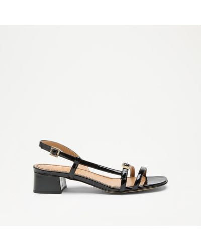 Russell & Bromley Gosh Strappy Block Heeled Sandal - Black