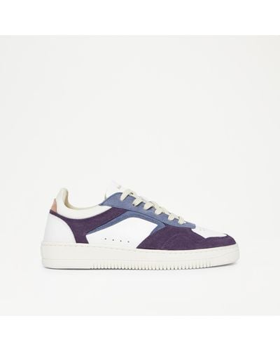 Russell & Bromley Newton Oxford Lace Trainers - Blue