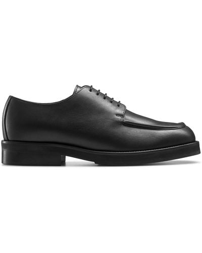 Russell & Bromley Faro Square Toe Apron Derby Shoe - Black