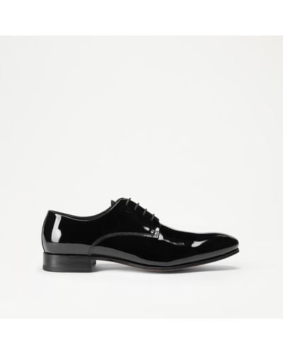 Russell & Bromley Sinatra Patent Derby Lace-up - Black