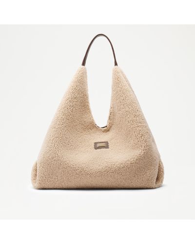Russell & Bromley Everyday Women's Neutral Teddy Oversized Shopper - Natural