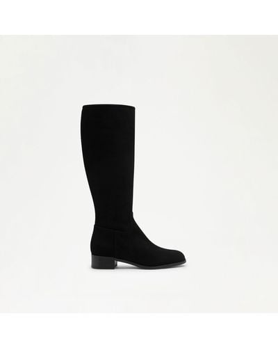 Russell & Bromley Master Women's Black Clean Riding Boot