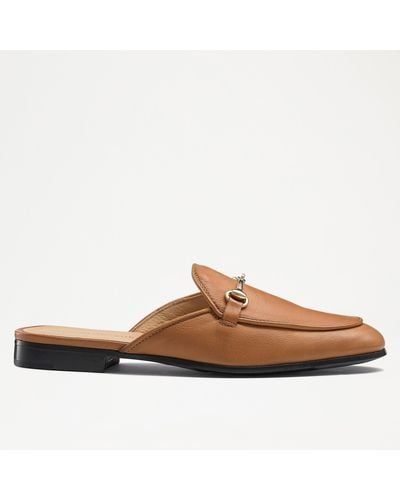 Russell & Bromley Loafermule Backless Loafer - Brown