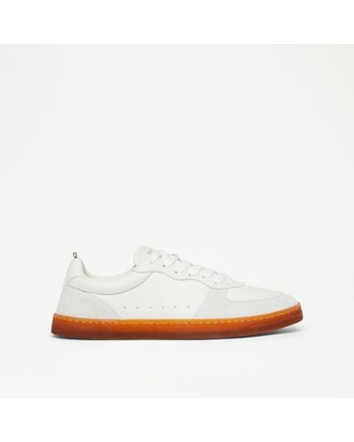 Russell & Bromley Columbus Rounded Trainer - White