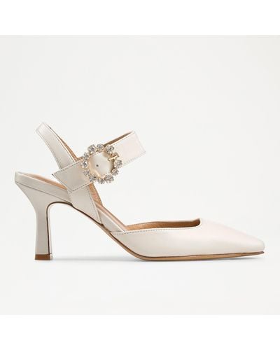 Russell & Bromley Strictly Snipped Toe Court - Metallic