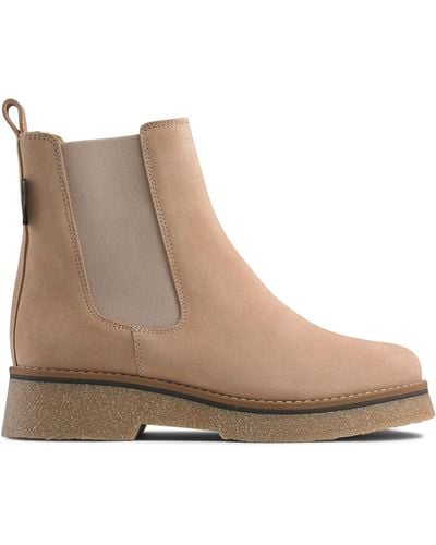 Russell & Bromley Eden Crepe Chelsea Boot - Brown