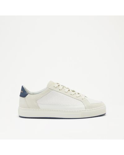 Russell & Bromley Finlay Men's Retro Laced Trainer - White