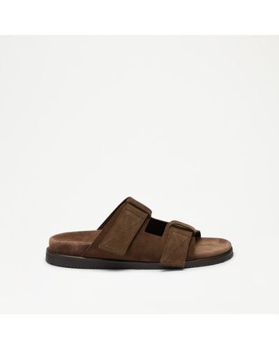 Russell & Bromley Linstead Double Strap Sandal - Brown