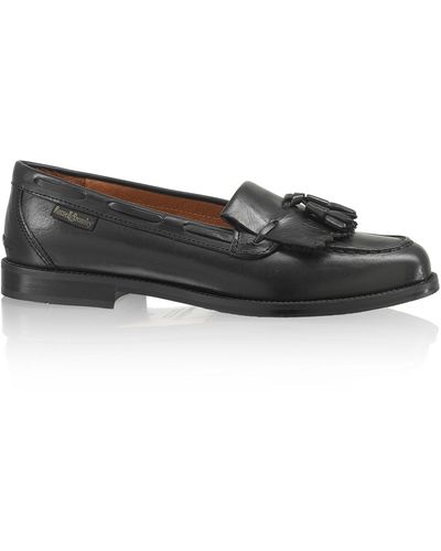 Russell & Bromley Chester Tassel Loafer - Black