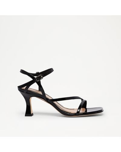 Russell & Bromley Slinky Strappy Mid Heel Sandal - Black